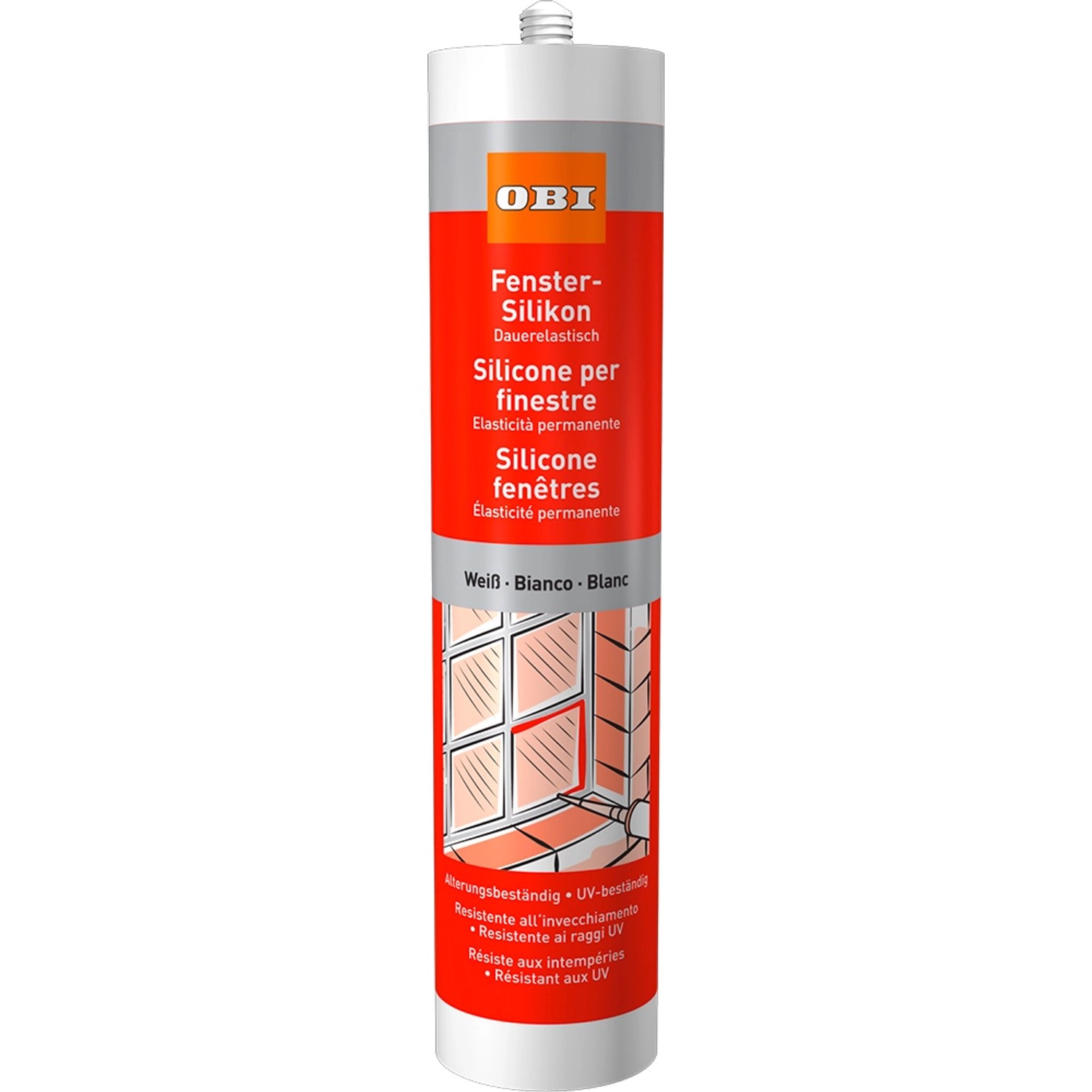 OBI Fenster-Silikon Weiß 310 ml von OBI