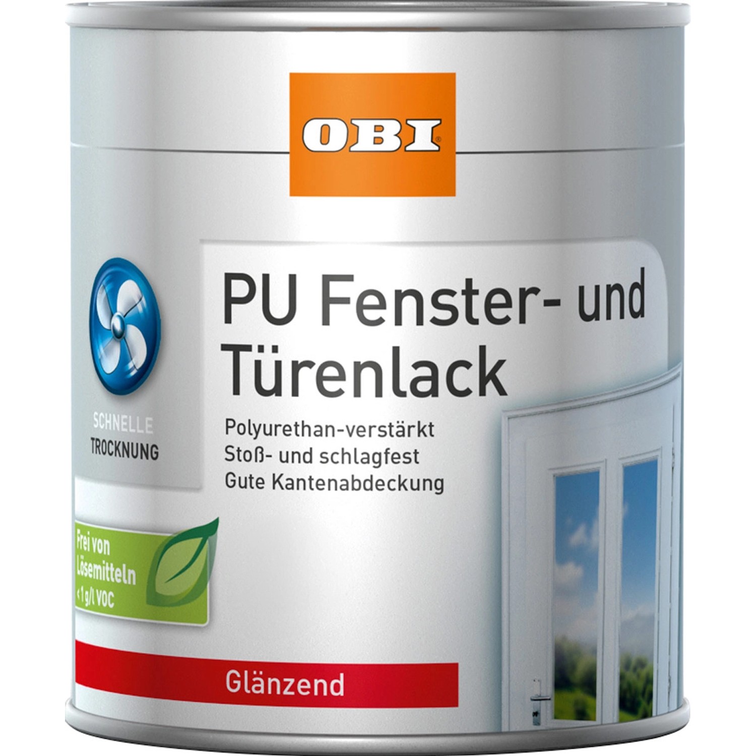 OBI Fenster- und Türenlack Weiß glänzend 375 ml von OBI