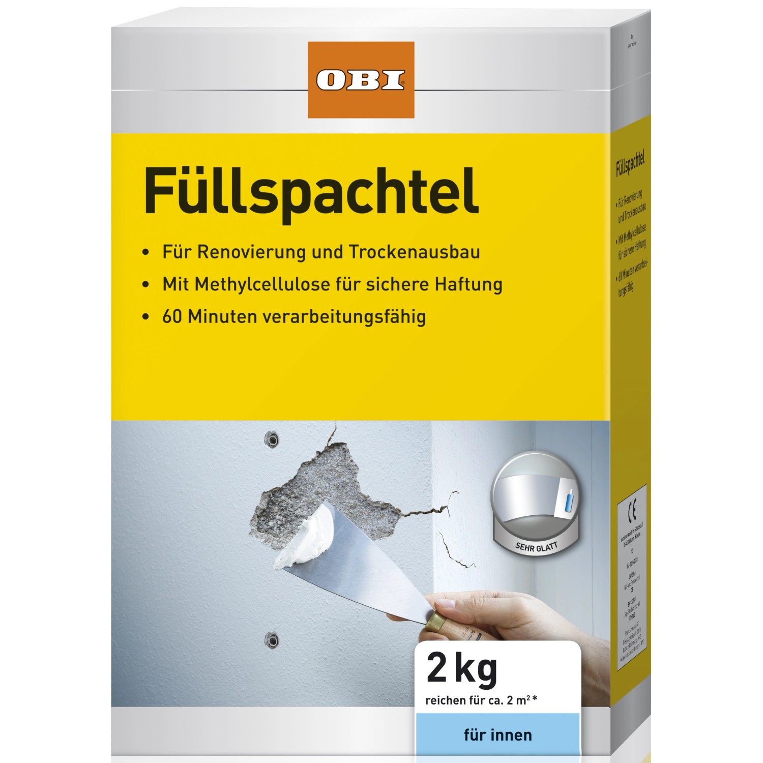 OBI Füllspachtel Weiß 2 kg von OBI