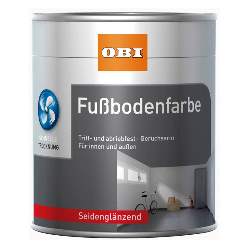 OBI Fußbodenfarbe Ral 7016 Anthrazitgrau Seidenglänzend 2,5 l von OBI