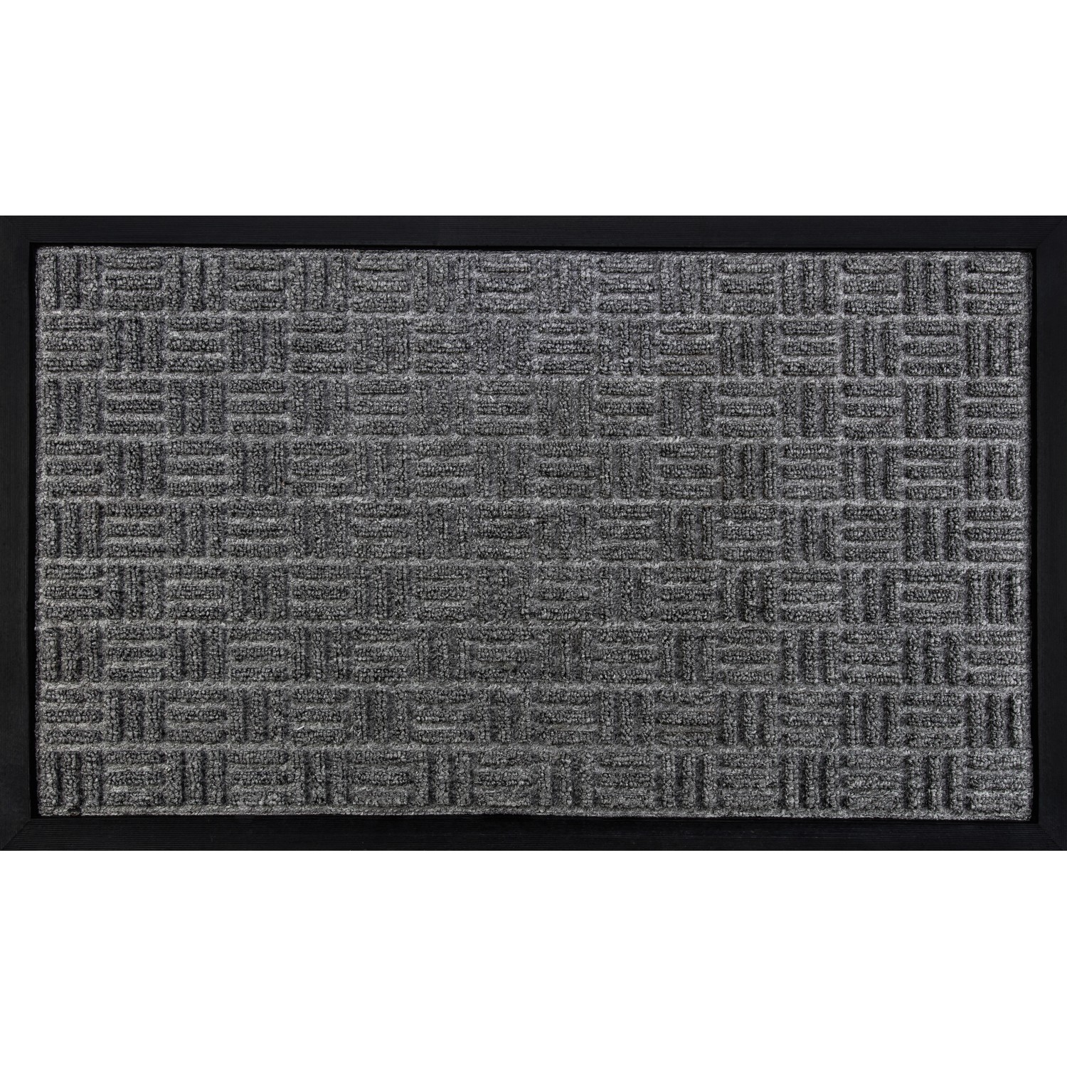 OBI Fußmatte Textur Grau 40 cm x 60 cm von OBI