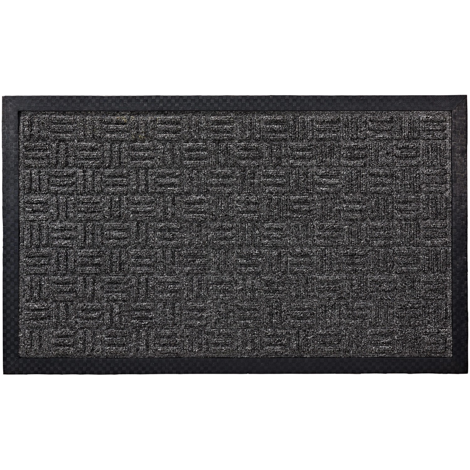 OBI Fußmatte Textur Grau 45 cm x 75 cm von OBI