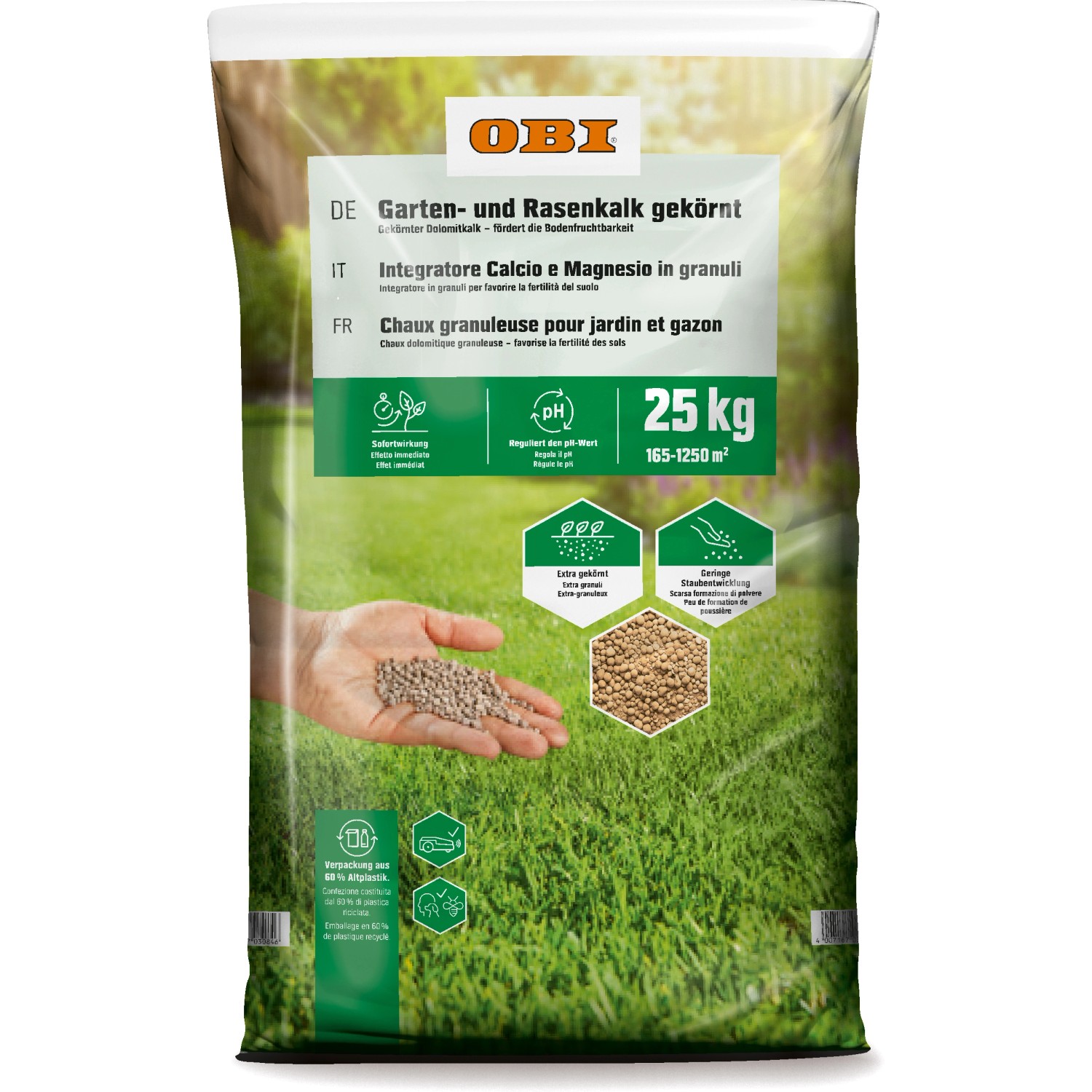 OBI Garten- und Rasenkalk Dolomitkalk 25 kg von GROW by OBI