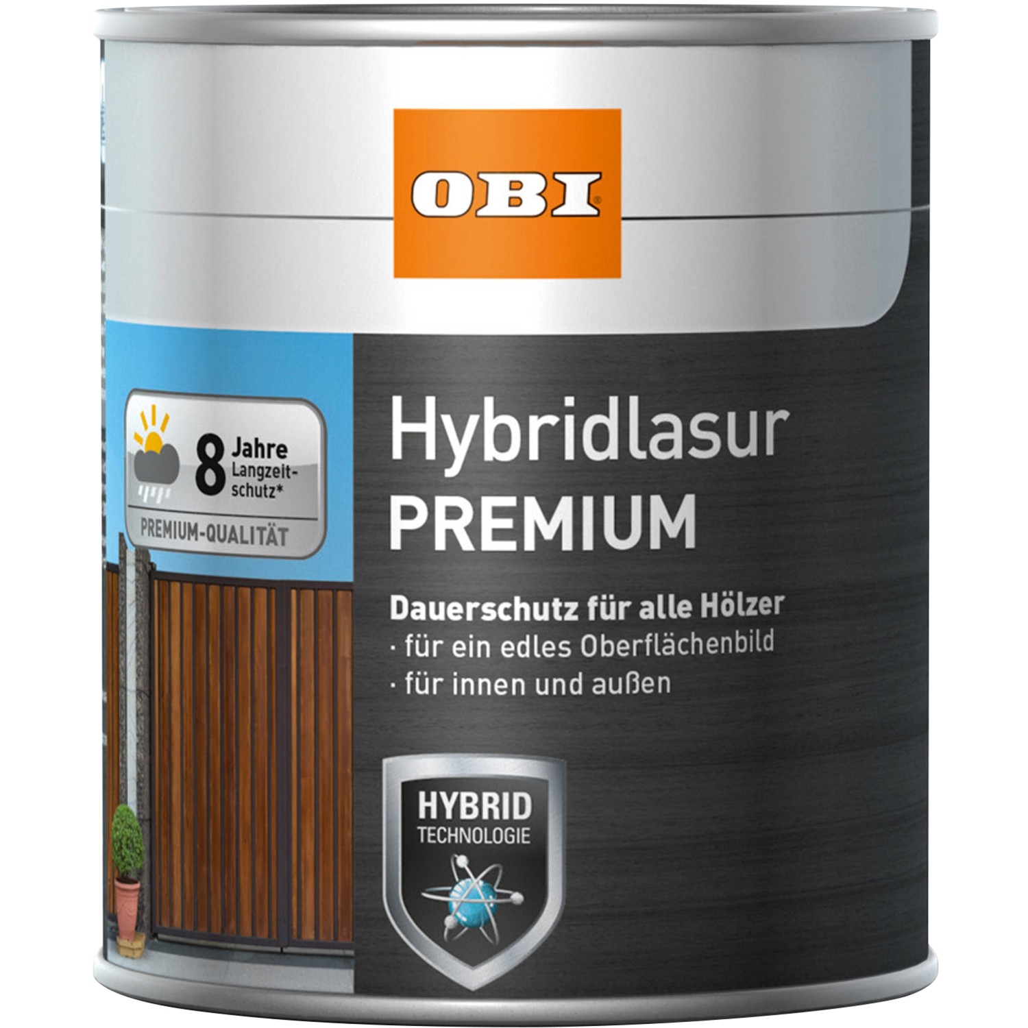 OBI Hybridlasur Premium Ebenholz 2,5 l von OBI