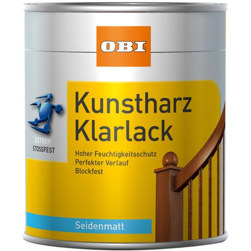 OBI Kunstharz Klarlack Farblos seidenmatt 2 l von OBI