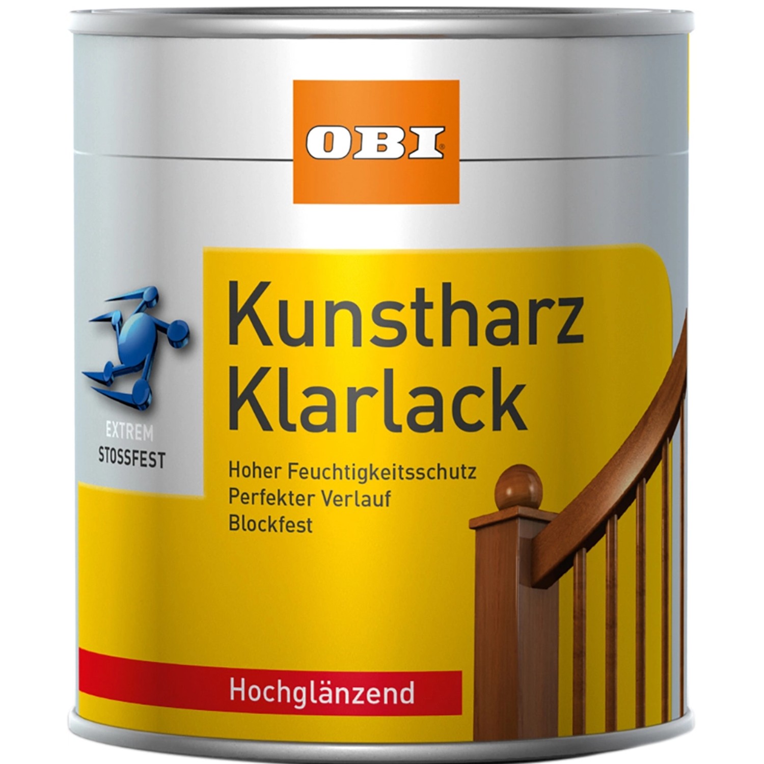 OBI Kunstharz Klarlack Transparent hochglänzend 750 ml von OBI