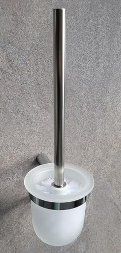 OBI Mindora Toilettenbürste WC Bürstengarnitur Messing Verchromt von OBI