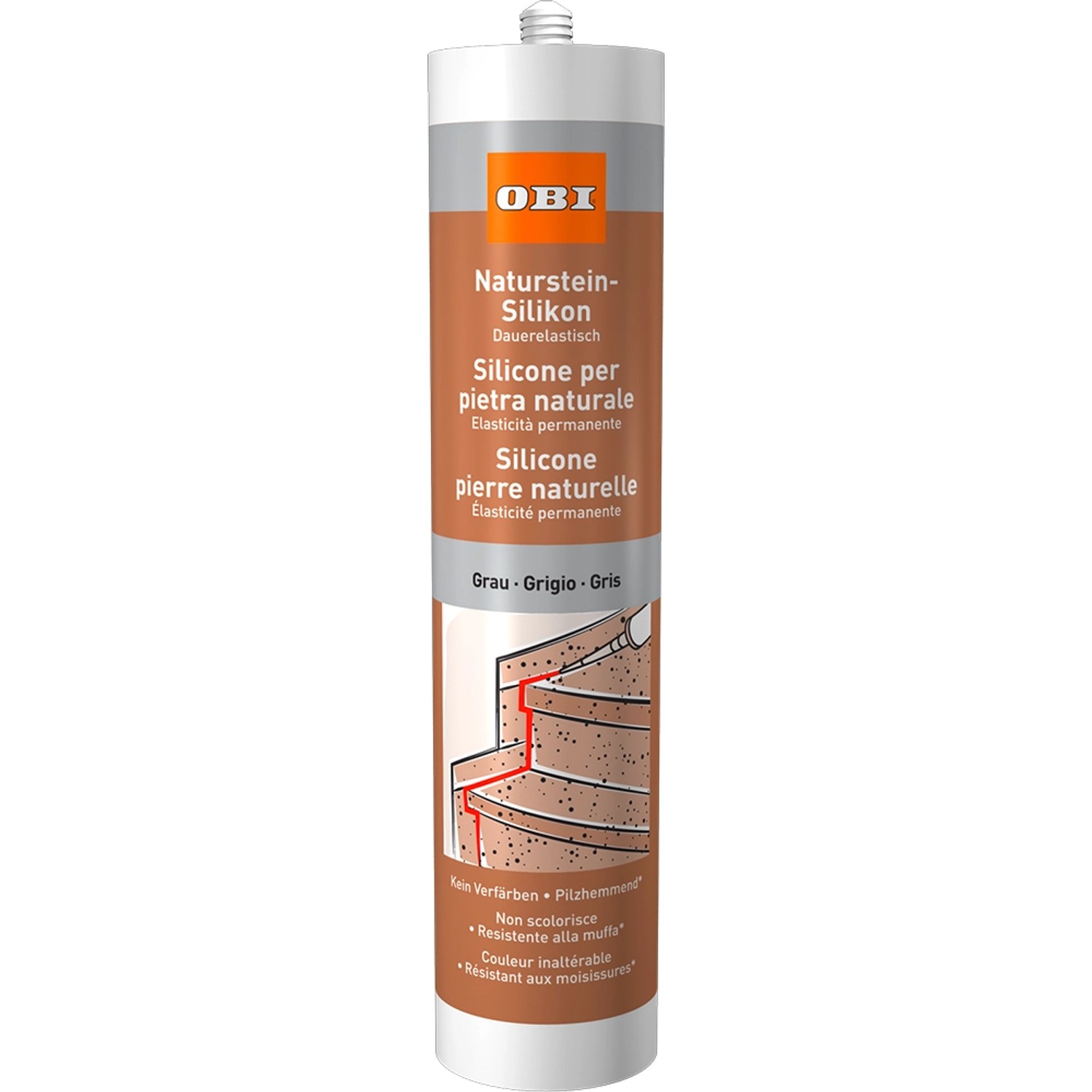 OBI Naturstein-Silikon Grau 310 ml von OBI