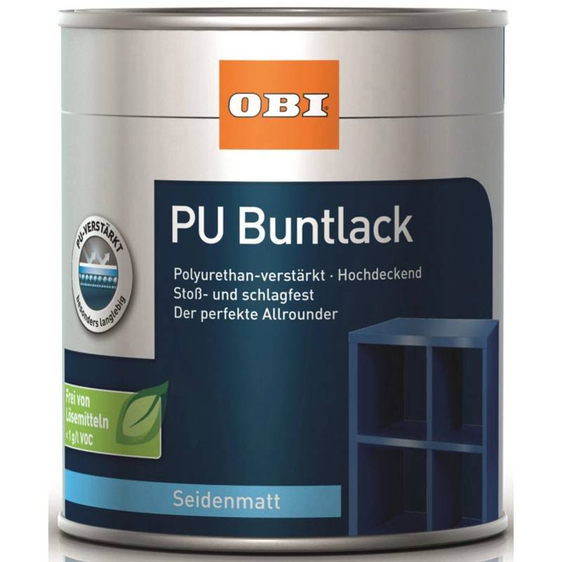 OBI PU Buntlack Anthrazitgrau seidenmatt 2 l von OBI