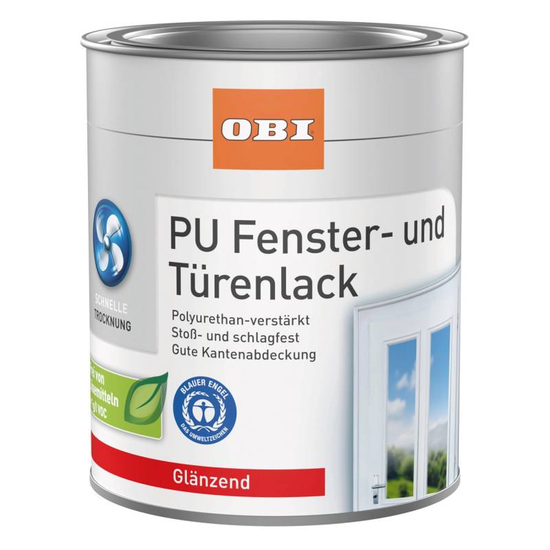 OBI PU Fenster-und Türenlack RAL 7016 Anthrazit glänzend 375 ml von OBI