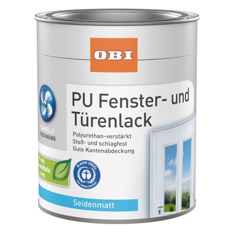 OBI PU Fenster-und Türenlack RAL 7016 Anthrazit seidenmatt 375 ml von OBI