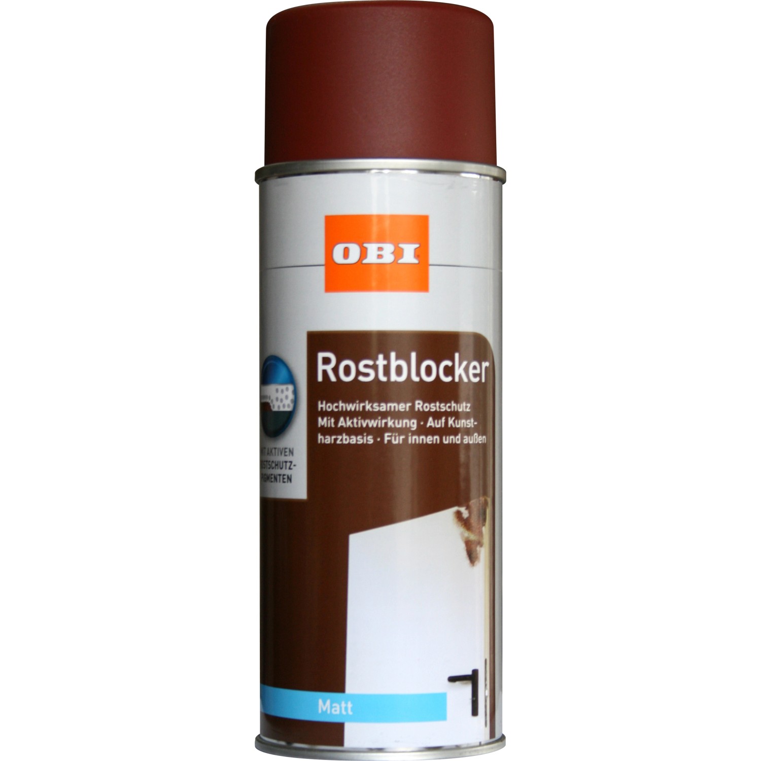 OBI Rostblocker Spray Rotbraun matt 400 ml von OBI