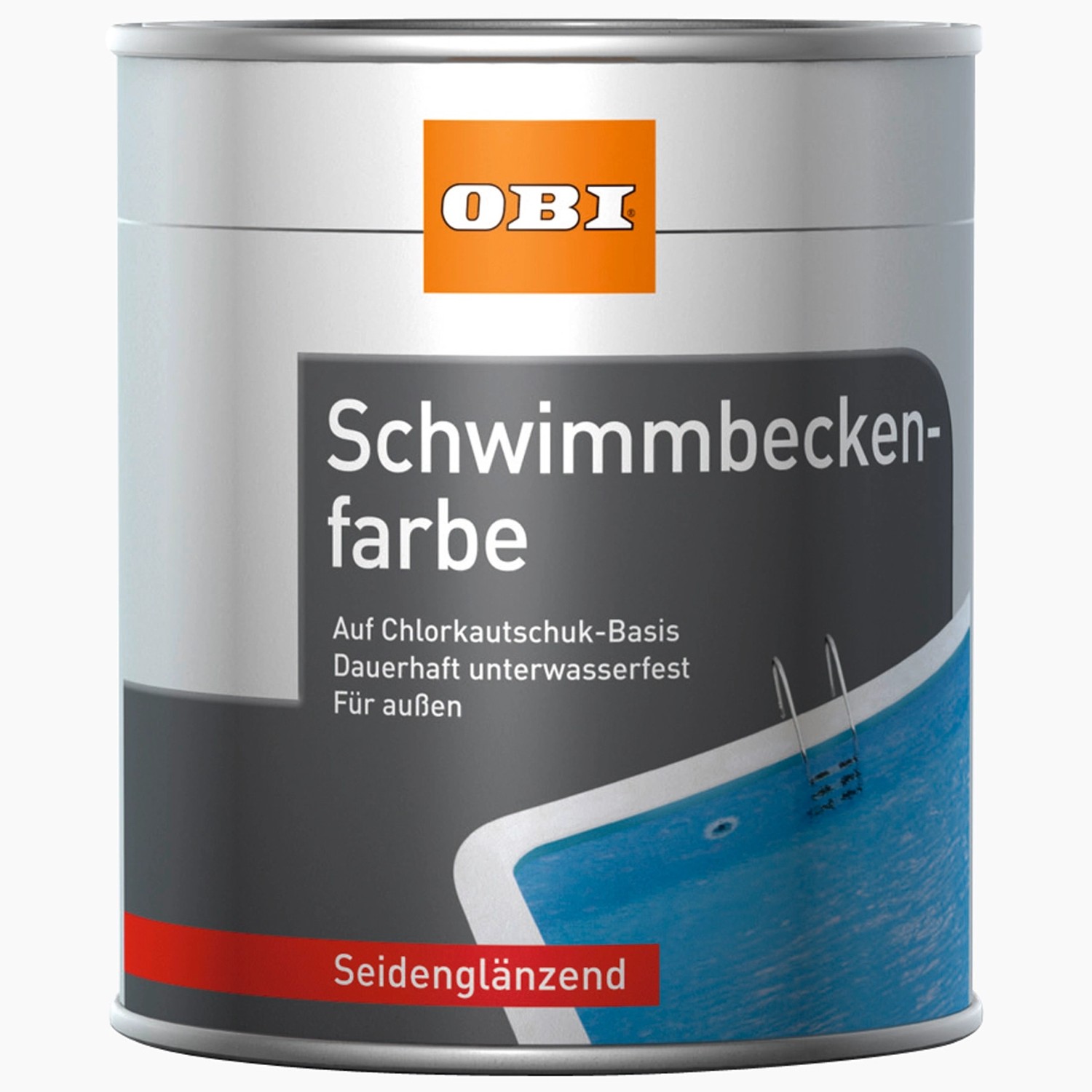 OBI Schwimmbeckenfarbe Atlantikblau seidenglänzend 750 ml von OBI