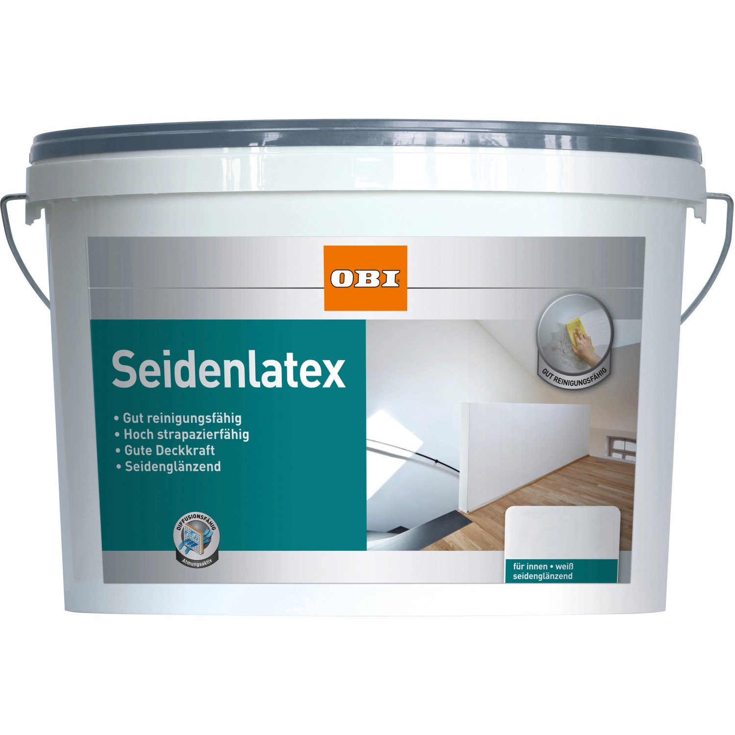 OBI Seidenlatex Weiß seidenglänzend 5 l von OBI