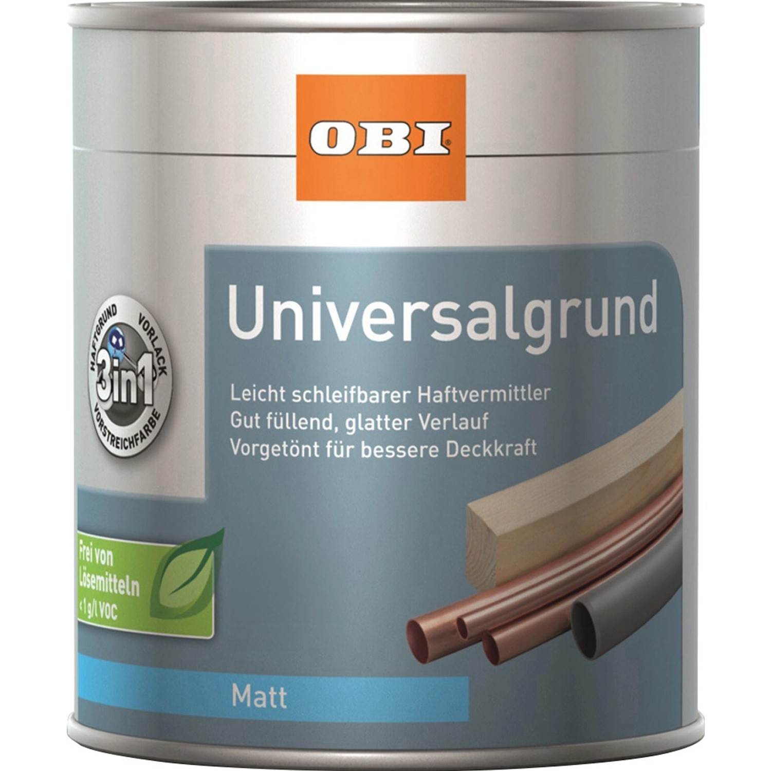 OBI Universalgrund Weiß matt 2 l von OBI