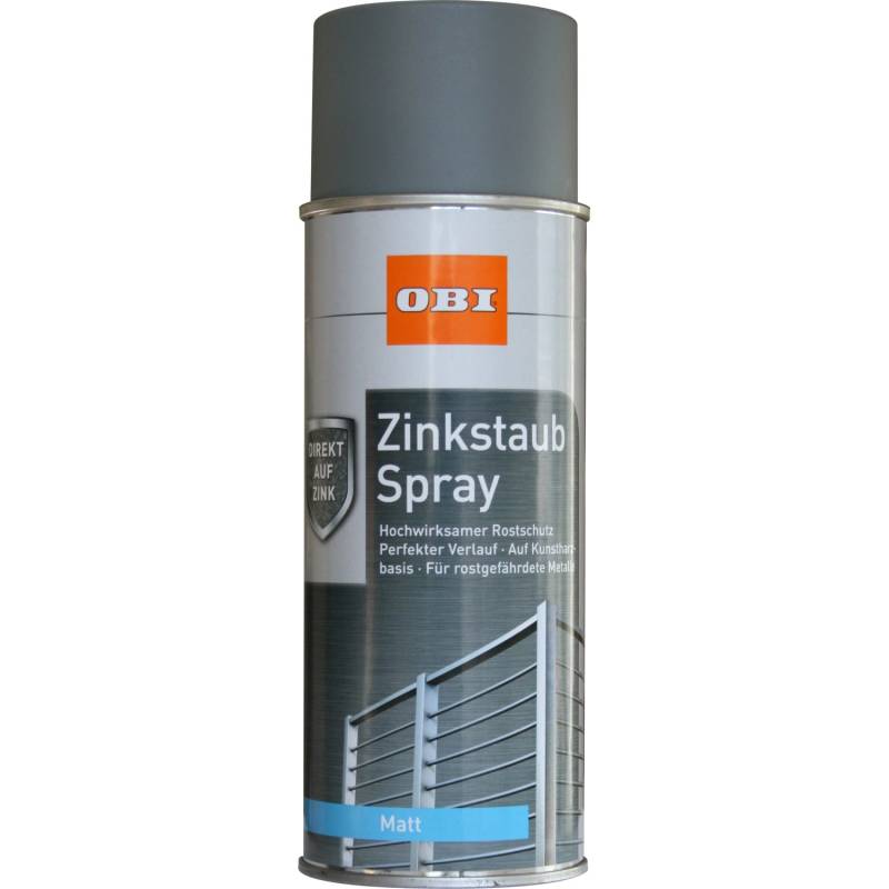 OBI Zinkstaub Spray Grau matt 400 ml OBI Zinkstaub Spray Grau matt 400 ml von OBI