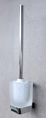 Orta WC-Bürste. Metall Verchromt + Echtholz + massiver Milchglas. LimitedEdition von OBI
