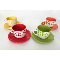 The Breakfast Club Vintage 80Er Jahre Kaffeebecher 4Er Set Bunter Kaffee Tee Servier Tasse Untertasse Keramiktassen Bunt Home X Kitchen The Breakfast Club Vintage 80Er Jahre Kaffeebecher 4Er Set Bunter Kaffee Tee Servier Tasse Untertasse Keramiktassen Bunt Home X Kitchen von OBJECTSofMATTER