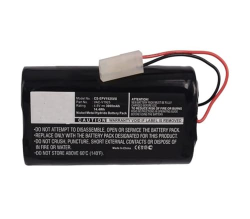 OBLIBQOE 4,8 V 3000 MAh Staubsauger-Akku | Kompatibel Mit Shark Euro Pro V1925 XBV1925 VAC-V1925 | Ersatzakku-Zubehör OBLIBQOE 4,8 V 3000 MAh Staubsauger-Akku | Kompatibel Mit Shark Euro Pro V1925 XBV1925 VAC-V1925 | Ersatzakku-Zubehör von OBLIBQOE