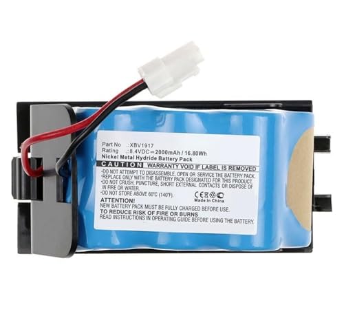 OBLIBQOE 8,4 V 2000 MAh Staubsauger-NI-MH-Akku | Kompatibel Mit Shark Euro Pro XBV1917 | Staubsauger-Akku-Zubehör OBLIBQOE 8,4 V 2000 MAh Staubsauger-NI-MH-Akku | Kompatibel Mit Shark Euro Pro XBV1917 | Staubsauger-Akku-Zubehör von OBLIBQOE