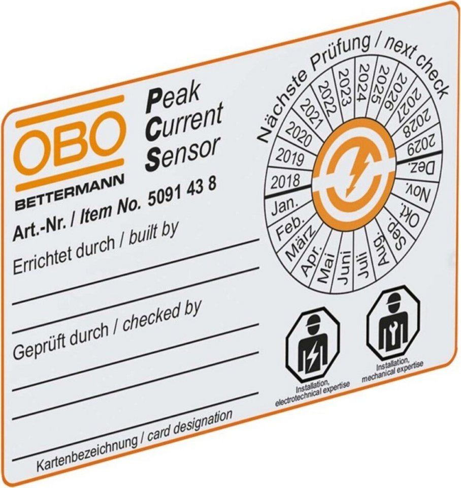 OBO BETTERMANN Klemmen OBO Bettermann Magnetkarte PCS (VE10) von OBO BETTERMANN