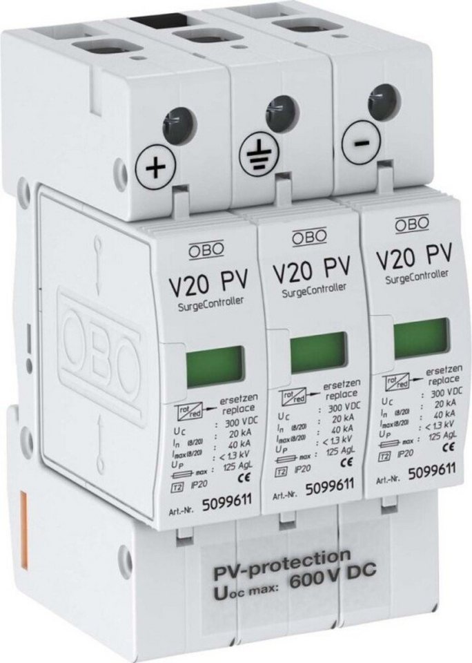 OBO BETTERMANN Klemmen OBO Bettermann SurgeController V20-C 3PH-600 von OBO BETTERMANN