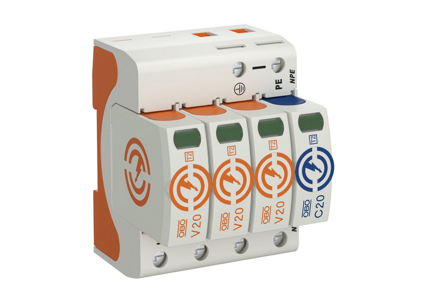 OBO BETTERMANN Schalter Überspannungsableiter V20, 3-polig+NPE 280 V OBO BETTERMANN Schalter Überspannungsableiter V20, 3-polig+NPE 280 V von OBO BETTERMANN