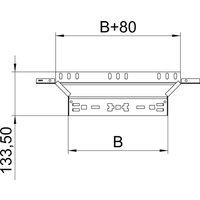 OBO Bettermann Vertr Anbau-Abzweigstück 60x500mm RAAM 650 FS - 6041240 von OBO Bettermann