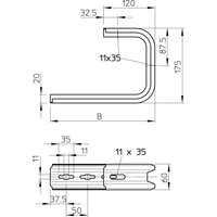 OBO Bettermann Vertr Deckenbügel 245mm TPD 245 FS - 6363814 OBO Bettermann Vertr Deckenbügel 245mm TPD 245 FS - 6363814 von OBO Bettermann