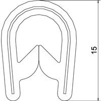 OBO Bettermann Vertr Kantenschutz KSB 4 PVC von OBO Bettermann