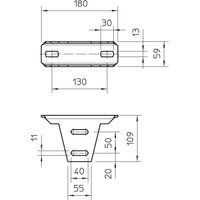 OBO Bettermann Vertr Kopfplatte für US5, variabel KU 5 V FT - 6348920 von OBO Bettermann