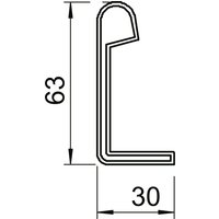 OBO Bettermann Vertr Schutzkappe für Kabelleiter SKH 60 OR (VE2) - 6222537 von OBO Bettermann