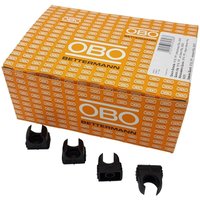 Obo Bettermann - 200 Stück Quickschellen Rohrschellen schwarz M16 von OBO Bettermann