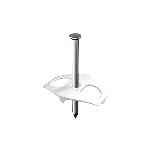 OBO Bettermann® Nagel-Fix 3,5x60 mm | 100 Stück | Nagelscheibe mit Montagenagel | Kabelbefestigung von OBO
