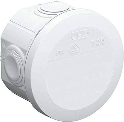 obo-bettermann System conex. IJF. Bypass – Box mit Konus 80 x 51 mm Polypropylen lichtgrau von OBO
