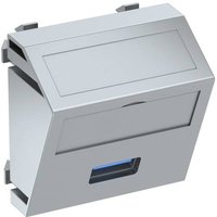OBO Bettermann 6104892 Abdeckung Multimediaträger (B x H x T) 45 x 45 x 26mm 1 St. Aluminium von OBO Bettermann
