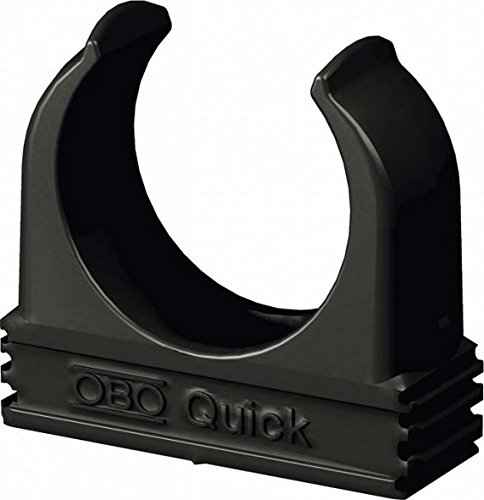 OBO Bettermann Quick-Schelle M32, schwarz, 50 Stück von OBO