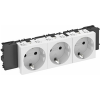 OBO Bettermann Vertr Steckdose 0 Grad, 3-fach 250V,10/16A,Schutzk. STD-D0C RW3 - 6120382 OBO Bettermann Vertr Steckdose 0 Grad, 3-fach 250V,10/16A,Schutzk. STD-D0C RW3 - 6120382 von OBO Bettermann