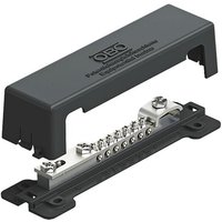 Potentialausgleichsschiene schwarz UV-beständig - 7 x bis 25 mm² Potentialausgleichsschiene schwarz UV-beständig - 7 x bis 25 mm² von OBO Bettermann
