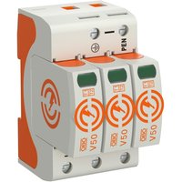 Überspannungsableiter, 3p Typ 1+2 (Klasse B+C) Typ V50-3-280 von OBO Bettermann