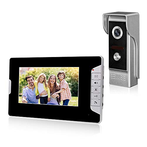 OBO HANDS 7 Inch Wired Intercom,110-240V Night Vision Camera,TFT LCD Screen,Support Unlock, Monitoring, Dual-Way Intercom for Villa House Office Apartment OBO HANDS 7 Inch Wired Intercom,110-240V Night Vision Camera,TFT LCD Screen,Support Unlock, Monitoring, Dual-Way Intercom for Villa House Office Apartment von OBO HANDS