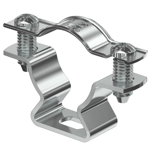 OBO ASL 733 25 ALU Abstandschelle mit Langloch 20-25mm, Alu, Silver von OBO