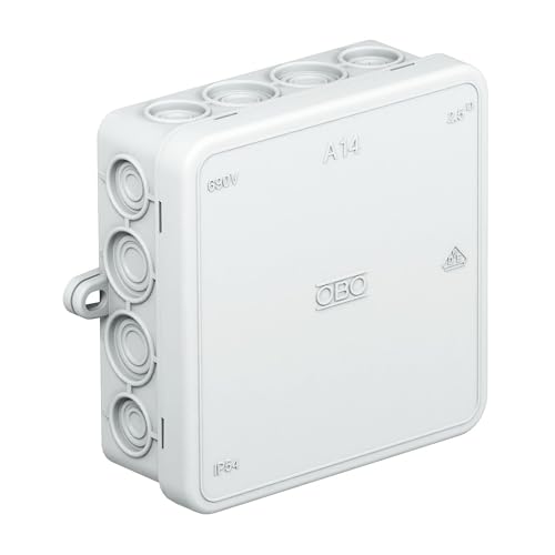 OBO Bettermann SISTEMA CONEX.FIJ 2000378 Abzweigdose (L x B) 100mm x 100mm, 3 Stück, Grau von OBO