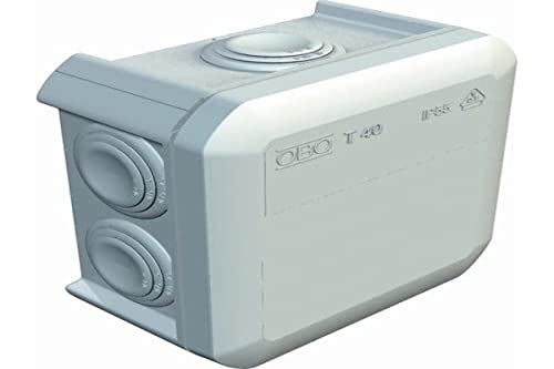 obo-bettermann System conex. IJF. – Box Abzweigkasten T40 90 x 90 x 52 mit Konus Eingang Polypropylen frei von halogenos G von OBO