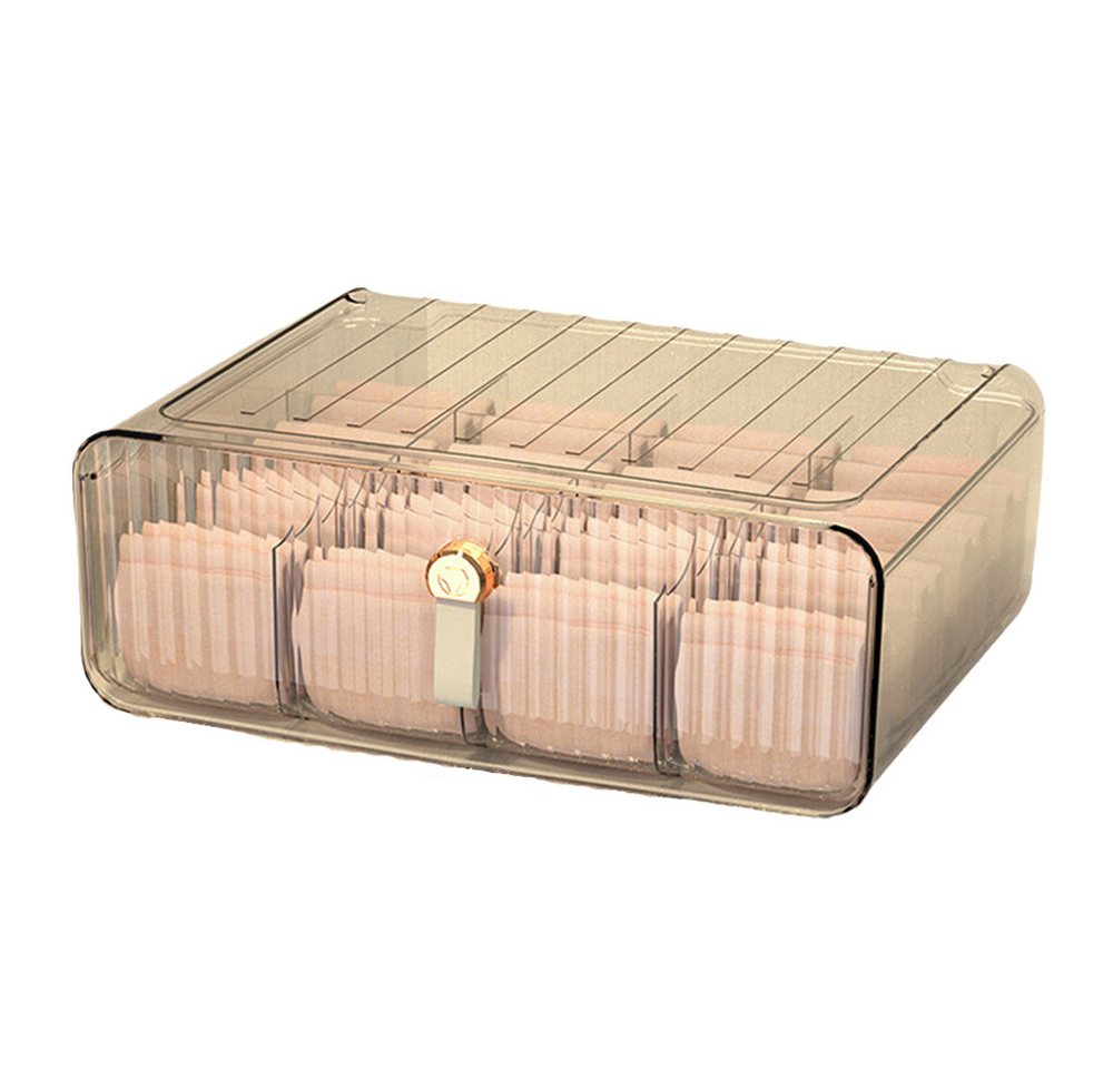Auledio Aufbewahrungsbox Stapelbarer Socken- und Unterwäscheschubladen-Organizer (1 St), Schubladen-Organizer für Babybekleidung, BHs, Krawatten von Auledio