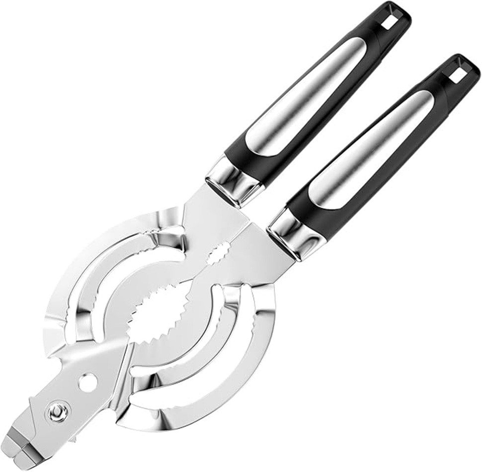 Auledio Dosenöffner Multifunktionaler Dosenöffner, Edelstahl, Flaschenöffner, Nussknacker Auledio Dosenöffner Multifunktionaler Dosenöffner, Edelstahl, Flaschenöffner, Nussknacker von Auledio