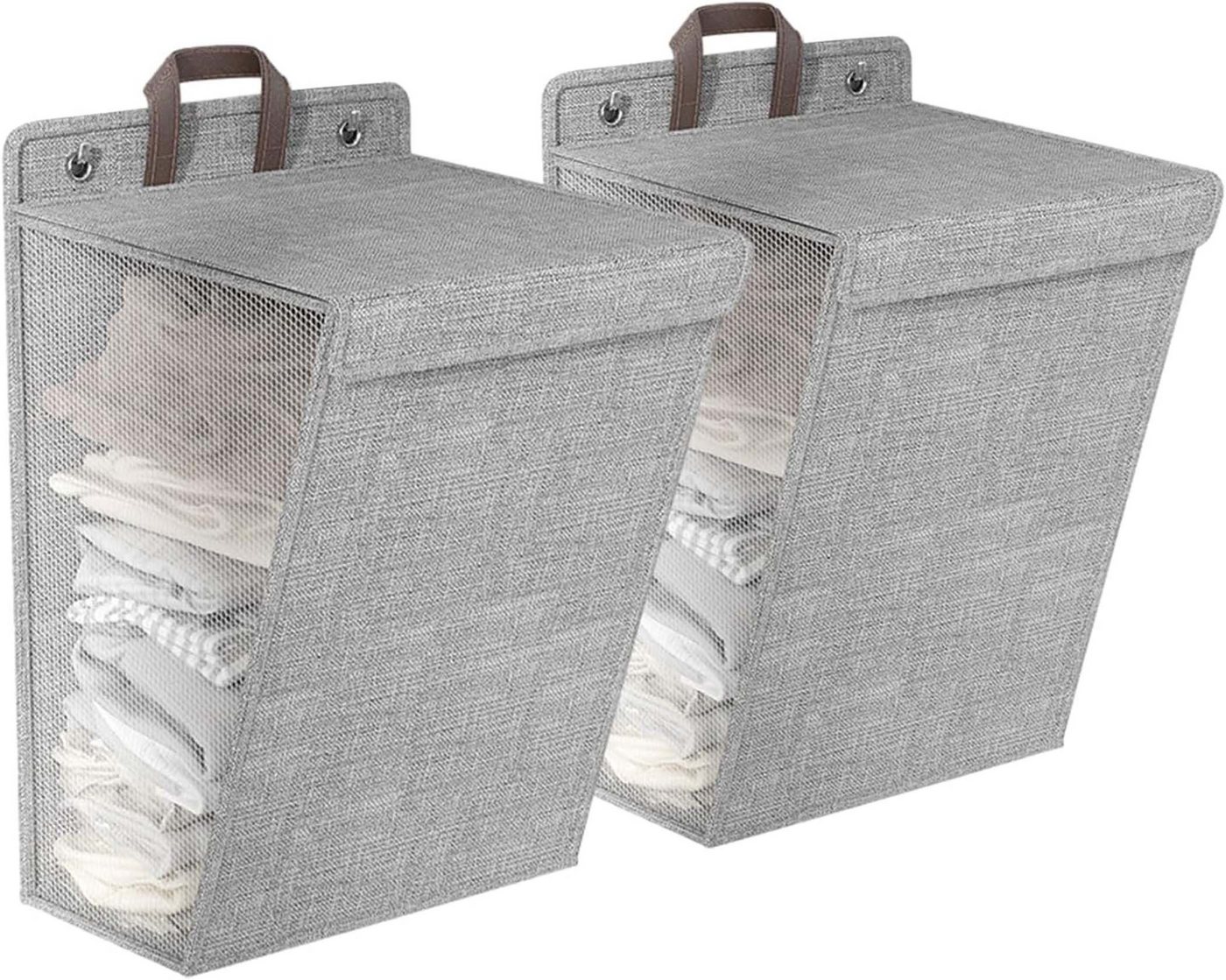 Auledio Wäschekorb Faltbar 60L mit Deckel mit Griffen,Aufhängbar Auledio Wäschekorb Faltbar 60L mit Deckel mit Griffen,Aufhängbar von Auledio