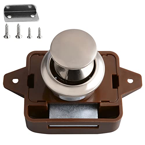 Kein Schlüssel Erforderlich für Caravan Van Yacht Wohnmobil Türschrank Schrank - Push Lock Push Button Lock Catch Kein Schlüssel Erforderlich für Caravan Van Yacht Wohnmobil Türschrank Schrank - Push Lock Push Button Lock Catch von OBQcare