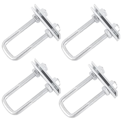 U Bolzen Bügelschrauben Quadratische U Bolzen with Plates U-Schrauben Schellen M8 Gewindebügel Mit Mutter Rahmen Und Unterlegscheibe für Werkstatt Rundstahlbolzen Rundstahlbügel U Bolzen Bügelschrauben Quadratische U Bolzen with Plates U-Schrauben Schellen M8 Gewindebügel Mit Mutter Rahmen Und Unterlegscheibe für Werkstatt Rundstahlbolzen Rundstahlbügel von OBQcare