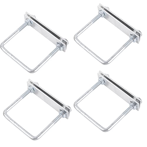 U Bolzen M8 Bügelbolzen U-Bügelverschluss 4 Stück Quadratische Bolzen U-Schrauben Schellen Edelstahl Mit Mutter Rahmen Und Unterlegscheibe U Bolzen M8 Bügelbolzen U-Bügelverschluss 4 Stück Quadratische Bolzen U-Schrauben Schellen Edelstahl Mit Mutter Rahmen Und Unterlegscheibe von OBQcare